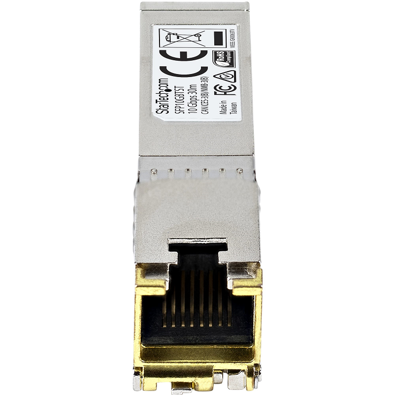 StarTech SFP10GBTST 10GbE SFP to RJ45 Cat6/Cat5e Transceiver